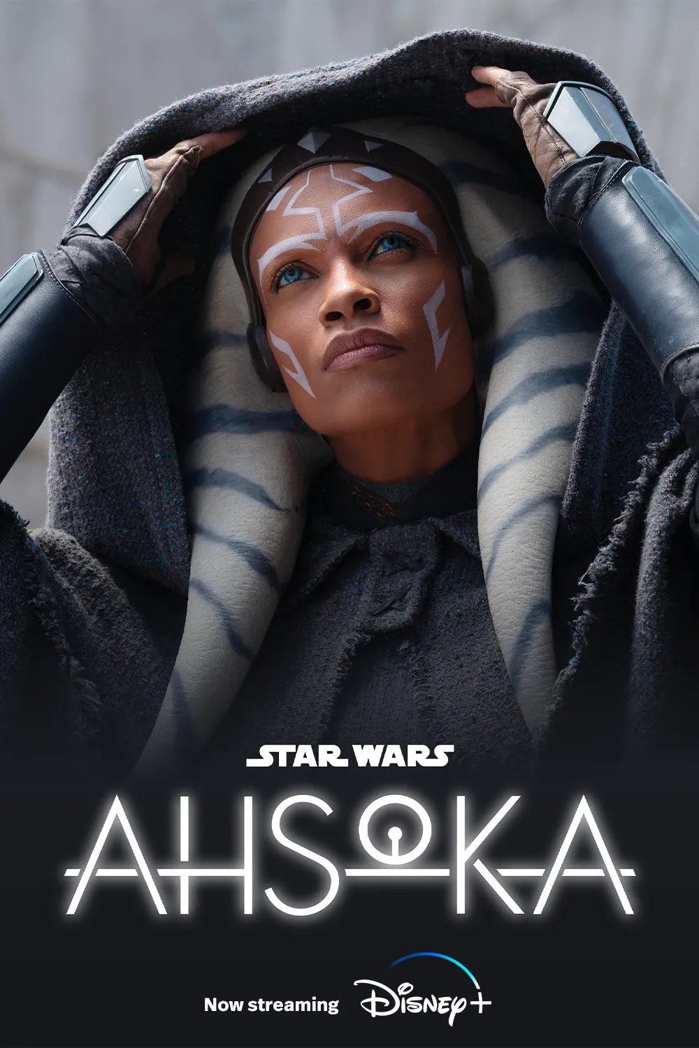 Star Wars: Ahsoka on Disney+ TV show poster: The fan-favorite character returns in her own live-action series, following her journey after the events of Star Wars: The Clone Wars and Star Wars Rebels.