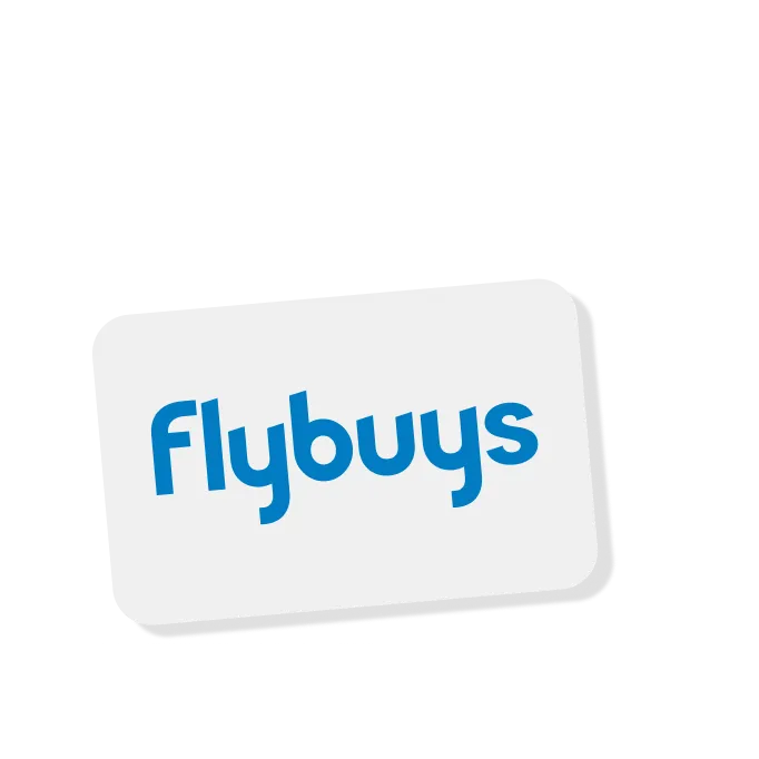 Get 5x Flybuys points when you shop in-store! This image shows a Flybuys card. This is a great way to collect more points on your in-store purchases. Simply scan your Flybuys card at Kmart, Target, Bunnings Warehouse and Officeworks and collect 5x points on your in-store purchase. Start collecting today!